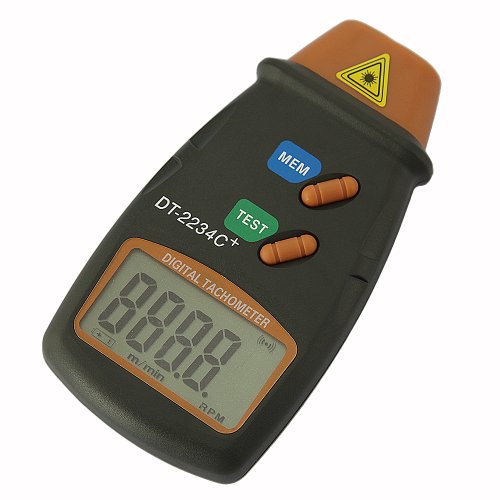 GadgetZone (US Seller) New Digital Laser Photo Tachometer Non Contact RPM Tach Built-in Exclusive one-chip of Microcomputer LSI Circuit Tachometers Gadget Zone BCE0057