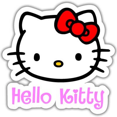 Bumper Stickers, Decals & Magnets Sticky Pig c-hellokitty6 2.5