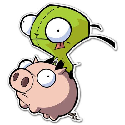 Bumper Stickers, Decals & Magnets Sticky Pig c-invaderz2 5