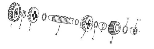 Cam Bolts & Parts Eastern Motorcycle Parts A-35787-72