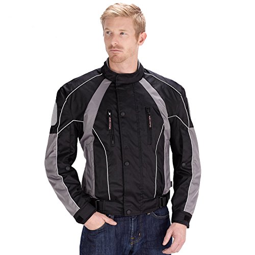 VikingCycle Thor Motorcycle Jacket for Men (L) Jackets Viking Cycle VC350-L