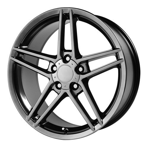 OE Performance 121 19 Gunmetal Wheel / Rim 5x4.75 with a 79mm Offset and a 70.7 Hub Bore. Partnumber 121H-916179 Car OE Performance 121H-916179