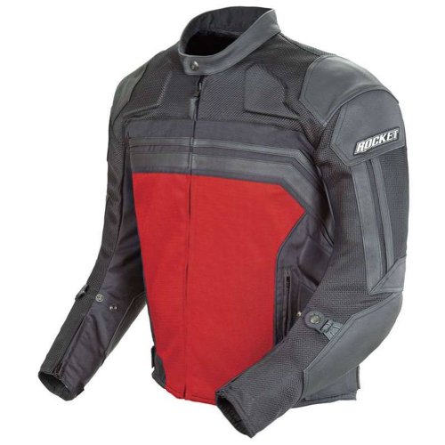 2013 Joe Rocket Reactor 3.0 Mesh Motorcycle Jacket - Red - Medium Jackets & Vests Joe Rocket 1322-3103