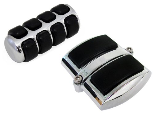 Pedals TMS MT325-008+MT325-009-Chrome