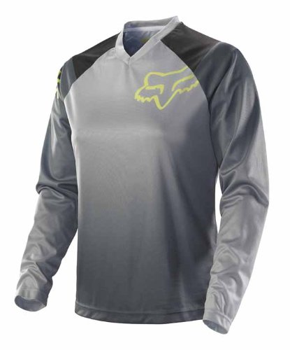 Fox Racing 2014 Women's Switch Jersey - Kenis (MEDIUM) (GREY/YELLOW) Jerseys Fox Racing 06442-086-M