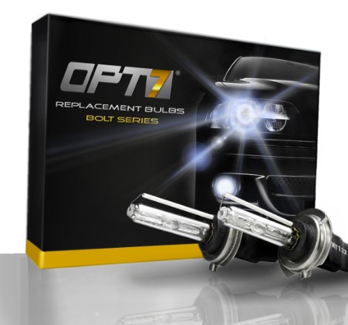 OPT7 Bolt AC Z-Arc Replacement HID Bulb Set - H1 - 10000K Deep Blue Light Xenon - 2 Year Warranty Electrical OPT7 H1-10C