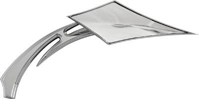HardDrive Universal Scorpion Mirror w/Tribal Raised Rib Stem - Chrome - Left/Right M60-6293TR Mirrors Harddrive M60-6293TR