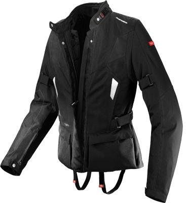 Spidi Sport S.R.L. Ladies Voyager Jacket , Gender: Womens, Primary Color: Black, Size: Sm, Distinct Name: Black, Apparel Material: Textile D121-026-S Jackets & Vests Spidi D121-026-S