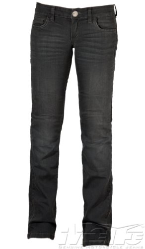 Motto Wear Women's Kira X Grey Motorcycle Jeans Pants & Chaps Mottowear 60-1044