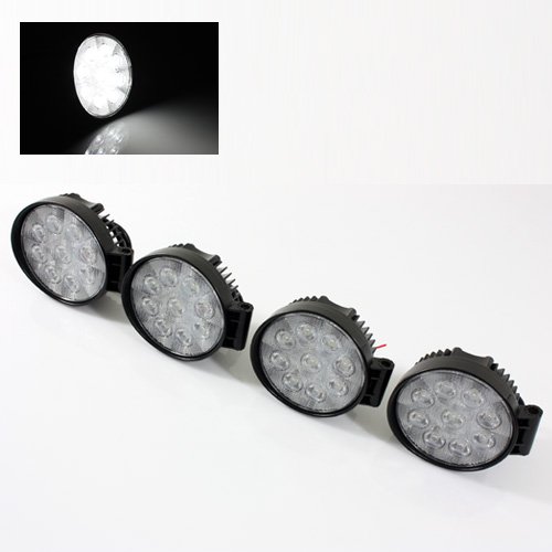 Spot Lights Modify Street FL-MET-4X4-9LED-CIR-4PC+HS04
