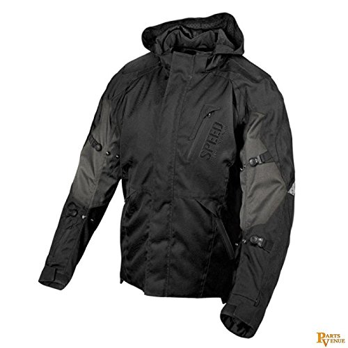 Speed and Strength Urge Overkill Men's Motorcycle Textile Jacket (Black/Charcoal, Medium) Jackets & Vests Speed and Strength 877429