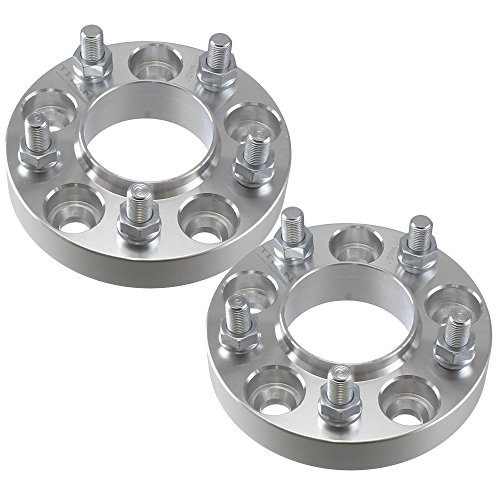 Wheel Adapters & Spacers Titan Wheel Accessories 25mm-66.1mm-5x114.3-Silver-2