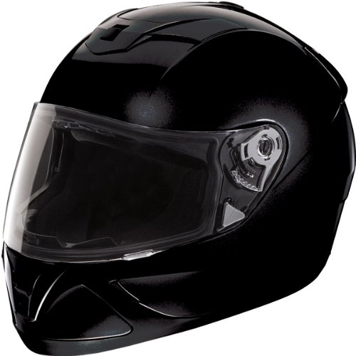 Z1R Jackal Solid Helmet Metallic Black MD Helmets Z1R 1015376