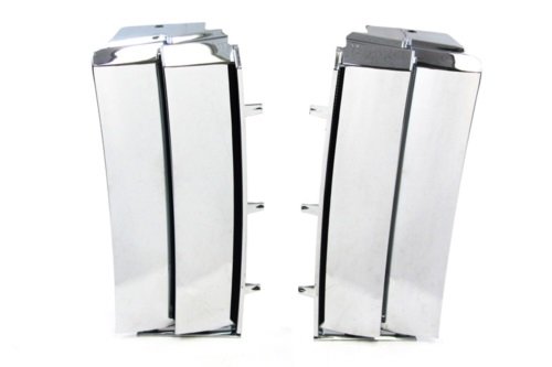 03-10 Land Rover Range Rover Chrome Luxury OEM Style with Black Mesh Side Vents 09 08 07 Grilles Generic Grill-3229