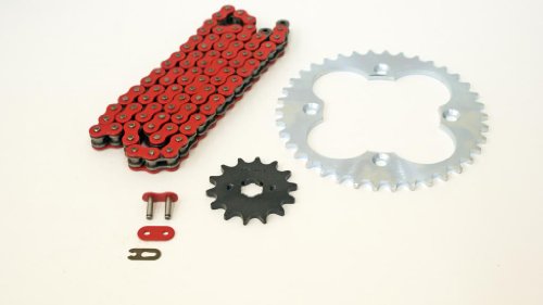 1993-2008 Honda TRX300EX Red Chain and Sprocket Set 14/39 520X86 Chain & Sprocket Kits Race-Driven RDF-9000-14,RDR-8000-39,520X86NZR.b