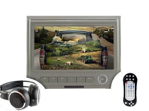 Headrest Video Generic J-6618-DVD_GY+SA-HP