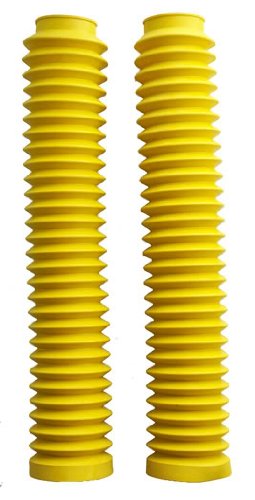 Pyramid Parts Fork Gaiters for : Suzuki DR750 BIG /S (Yellow) Fender Guards Pyramid Parts G11-219