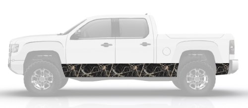 Camowraps (PAW1628BLK) 16 x 28' Premium Camo Accent Wrap with Realtree APC Black Pattern Decals CamoWraps PAW1628BLK