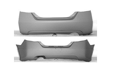 Pre Painted Honda Civic (Coupe) Rear Bumper Painted to Match Vehicle Bumpers Lesonal/Aftermarket 04715SVAA90ZZ-07
