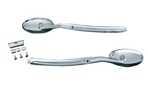 Kuryakyn Windshield Mounted Ellipse Mirrors for Harley Davidson 1996-2013 Touring and Trike Models Mirrors Kuryakyn DS06400350