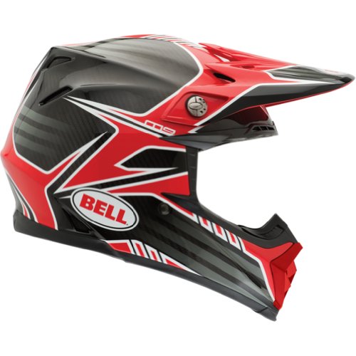 Helmets Bell Bell-Moto9-PinRedCarbon