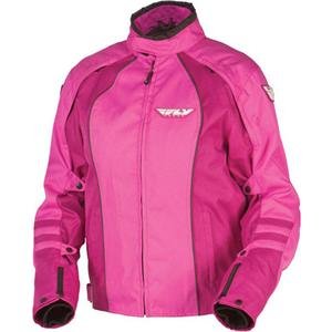 Fly Racing Women's Georgia Jacket - 2012 - Large/Pink Jackets & Vests Fly Racing 477-7029L