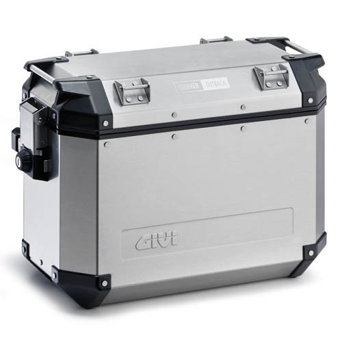 Givi OBK48AR Outback Silver Case 48 Liter Right Side Luggage Givi OBK48AR