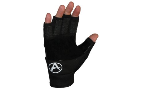 Anchor Glove Company FS34BKL Black Large 3/4-Finger Flagship Gloves Fishing Gloves Anchor Glove FS34BKL