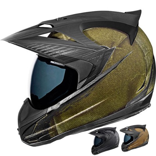 Helmets ICON IconVariantBattlescar-M-Brown