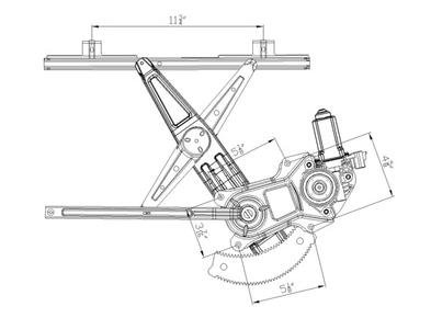 Power Window Regulators Rareelectrical 120008504713