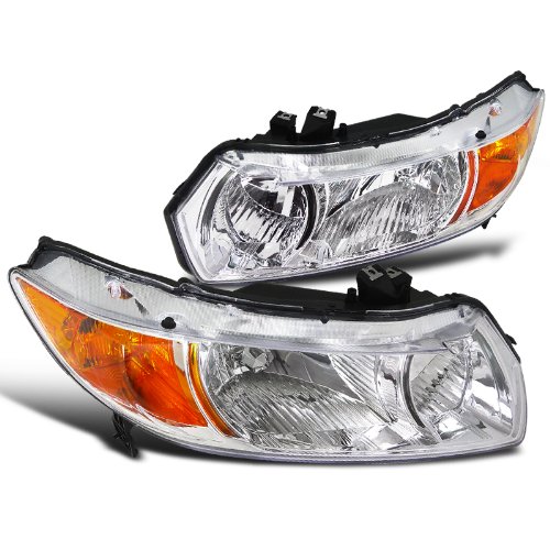 Headlight Assemblies Spec-D Tuning 2LH-CV062-RS