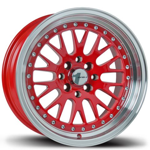 Avid.1 AV-12 Red / ML (16x8) +15 (4x100/4x114.3) Racing Avid.1 AV121680MA15rd