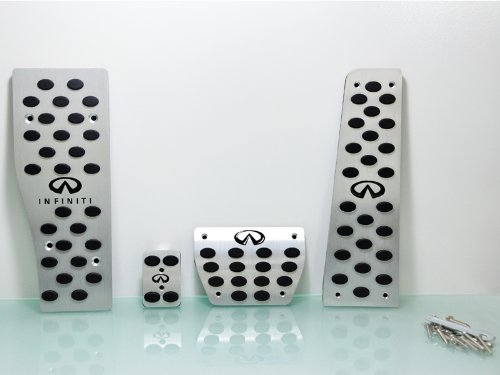 AT Gas Foot Rest Fuel Brake Pedal For INFINITI EX FX G M G35 G25 Pedal Pads Wotefusi QP411*