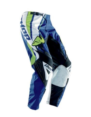 Thor MX Phase Stripe Men's Dirt Bike Motorcycle Pants - Navy / Size 32 Protective Pants Thor 2901-4507-PU