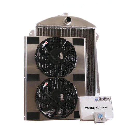 Griffin Radiator CU-70100 ComboUnit Radiator and Electric Fan Kit Kits Griffin Radiator CU-70100