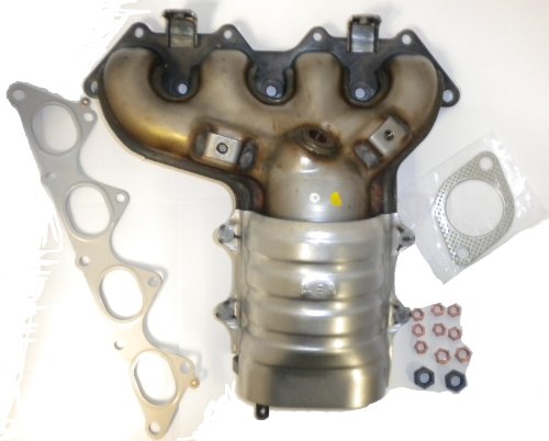 Mitsubishi MN195803 Exhaust Manifold Catalytic Converter Assy Includes California Emissions Lancer 2005 2006 Catalytic Converters Mitsubishi MN195803