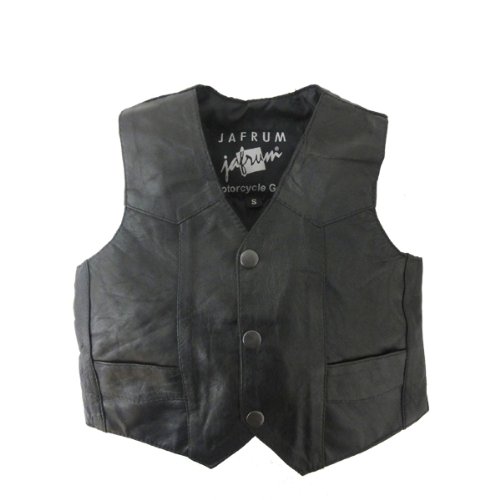 Kids Leather Vest XL Vests Jafrum KV738-XL