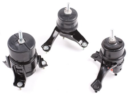 M360 62009 4211 4207 04-06 Toyota Sienna 3.3L Set 3PCS FWD Trans Engine Motor Mount 04 05 06 Engine Mounts MotorKing M360