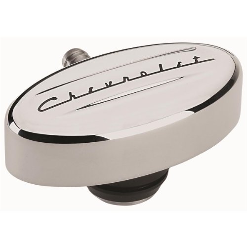 Billet Specialties 21923 1-1/4 Polished Retro PCV Breather with 'Chevrolet' Logo Breathers Billet Specialties 21923