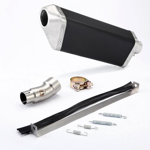 Danmoto EX-00585 Black JISU Exhaust for Kawasaki Ninja 300 Complete Systems Danmoto EX-00585