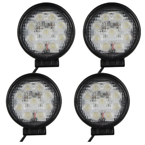 TMH 27w Round Shape 30 Degree LED Work Light Spot Lamp Pack of 4 Lighting TMH LED-R-27W-Spot