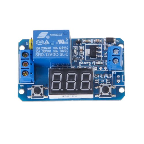 LED Digital Display Adjustable Time Delay Module 12V 100mA 0-999s Relays Generic 14007845