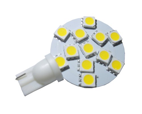 GRV T10 921 194 12-5050 SMD LED Bulb lamp Super Bright Warm White AC/DC 12V -28V Pack of 10 Bulbs GRV TC-12W