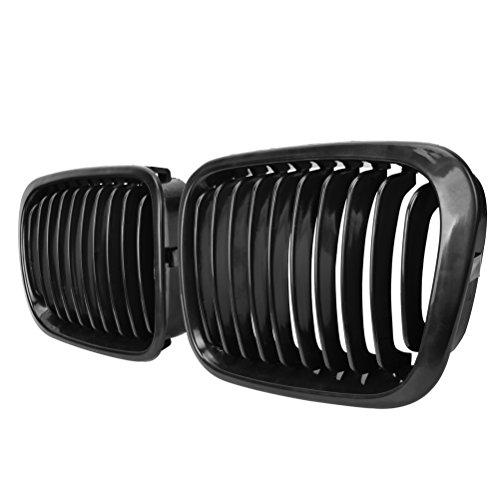 Heay Duty OEM Replacement Front Grille Mesh Left 51138208489 / Right 51138208490 for BMW E46 Saloon 4-Door 1998-2000 Grilles HTG CA81E46G-2