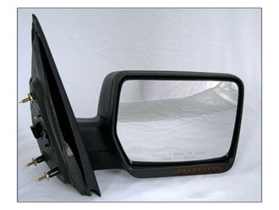 PASSENGER SIDE DOOR MIRROR Ford F-150, Ford F-250, Ford F-350, Ford F-450 POWER EXCLUDES HERITAGE; TEXTURED BLACK; WITH HEATED GLASS; WITH SIGNAL LIGHT; WITHOUT PUDDLE LIGHT; MANUAL Mirrors Headlights Depot DS-3-FO1321242