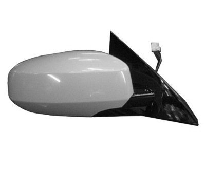 DRIVER SIDE DOOR MIRROR Fits Nissan Maxima POWER FOLD-AWAY STYLE; WITH HEATED GLASS; WITH MEMORY; UNPAINTED Mirrors Headlights Depot DS-3-NI1320149