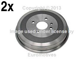 BMW e21 320 wheel Brake Drum (250mm) Rear L + R (x2) ATE Drums ATE BMW_342167523736681404 x2