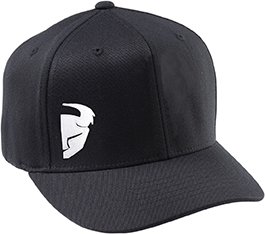Thor Slider 2014 Curved Bill Hat Black LG/XL Shops Thor 2501-1812