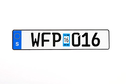 Frames European License Plates EPG752