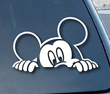 Bumper Stickers, Decals & Magnets SoCoolDesign SCD-100017-WHITE